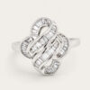 18K White Gold Diamond Ring