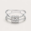 18K White Gold Diamond Ring