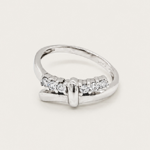 Wrap Ribbon Diamond Ring