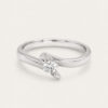 18K White Gold Diamond Ring