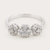 18K White Gold Diamond Ring