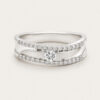 18K White Gold Diamond Ring