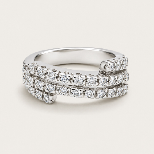 18K White Gold Diamond Ring