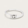 18K White Gold Diamond Ring