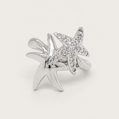 Double Star Diamond Ring
