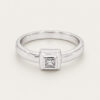 Square Diamond Ring
