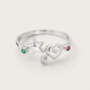 Star & Heart Diamond Ring