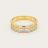 Double Pave Diamond Ring