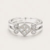 18K White Gold Diamond Ring