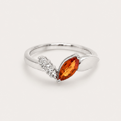 Coloured Gem Diamond Ring