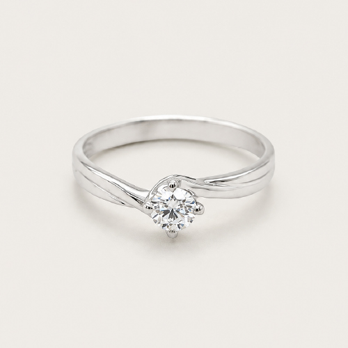 Swirl Diamond Ring