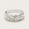 PT900 Diamond Ring