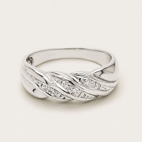 PT900 Diamond Ring