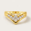 18K Yellow Gold Diamond Ring