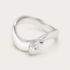 18K White Gold Diamond Ring