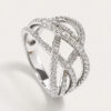18K White Gold Diamond Ring