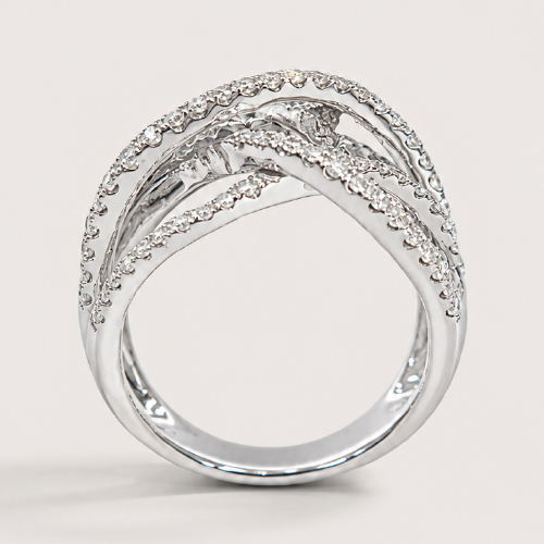 18K White Gold Diamond Ring