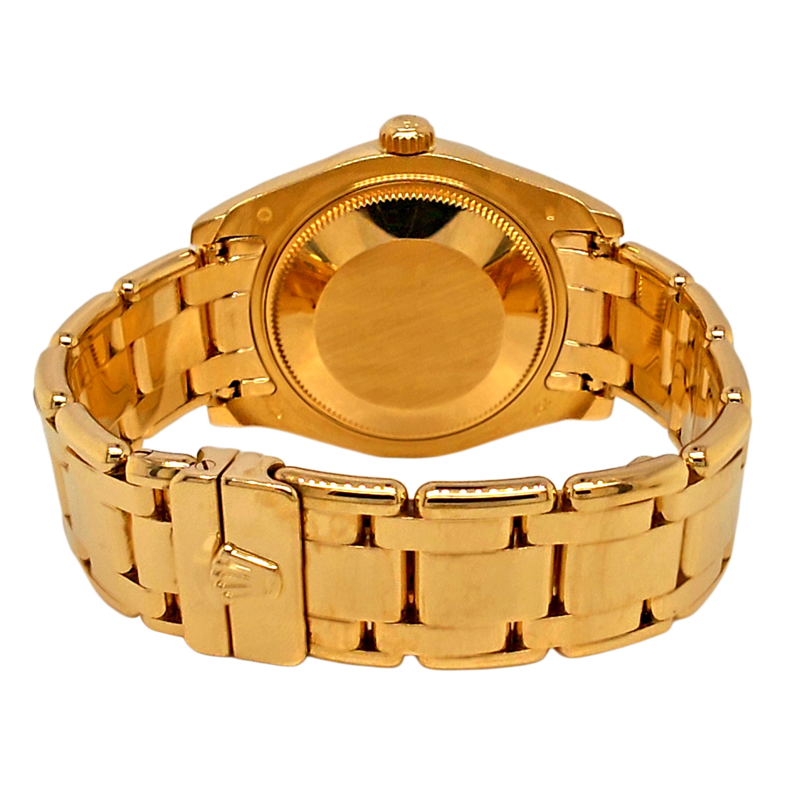 18K Yellow Gold Rolex Pearlmaster Diamond & Mop 81158