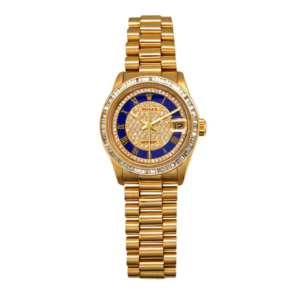 18K Yellow Gold Rolex Datejust 31 Diamond 68278