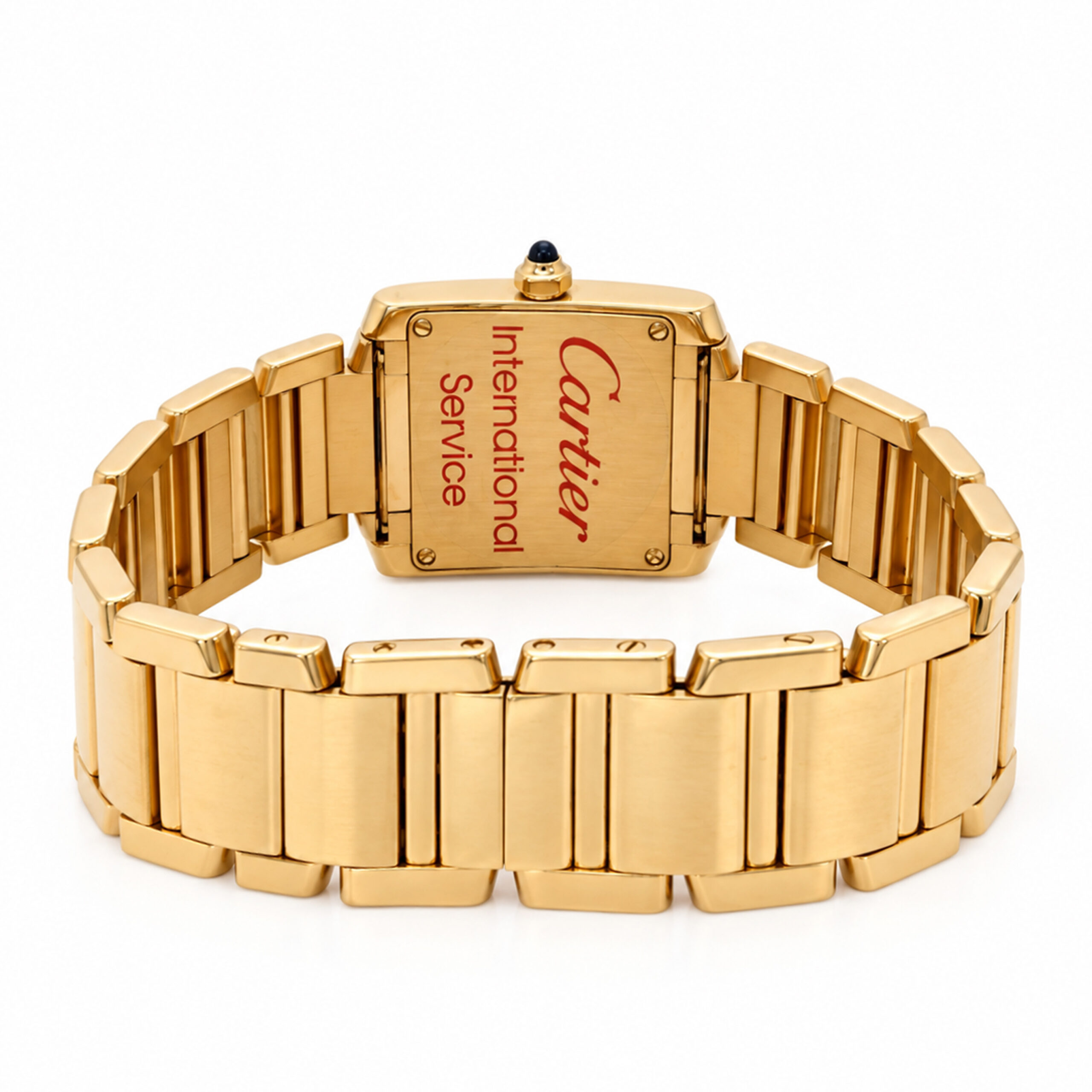 18K Yellow Gold Cartier Tank Francaise