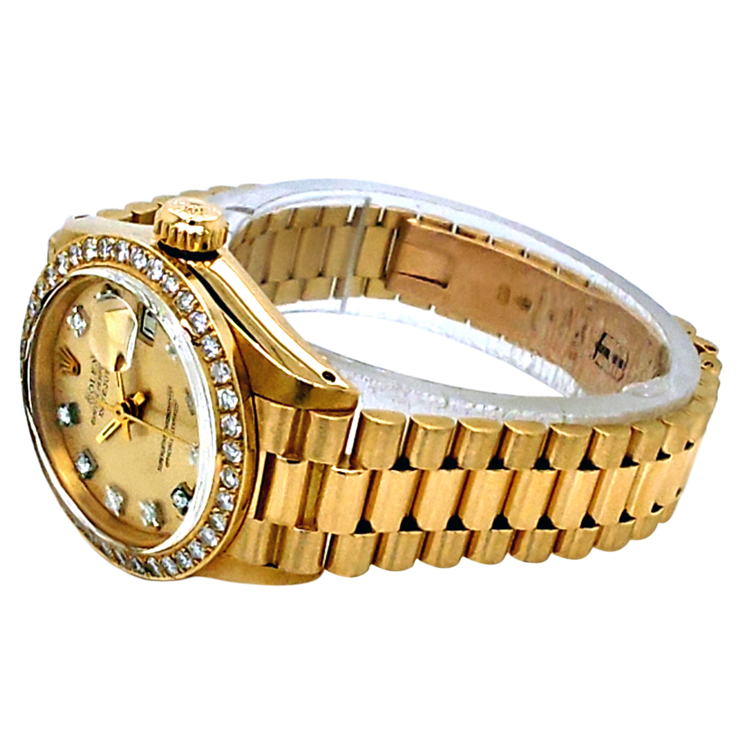 18K Yellow Gold Rolex Lady-Datejust Diamond 6917