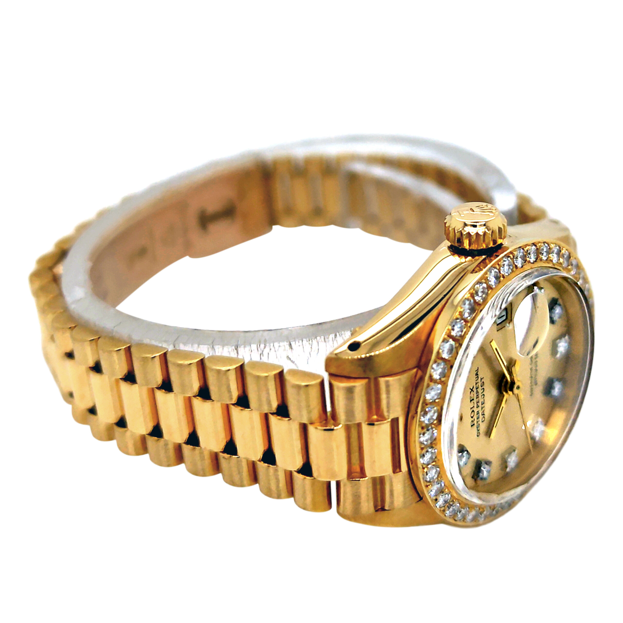 18K Yellow Gold Rolex Lady-Datejust Diamond 6917