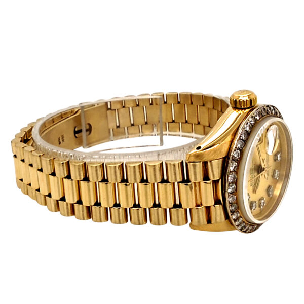 18K Yellow Gold Rolex Lady-Datejust Diamond 6917