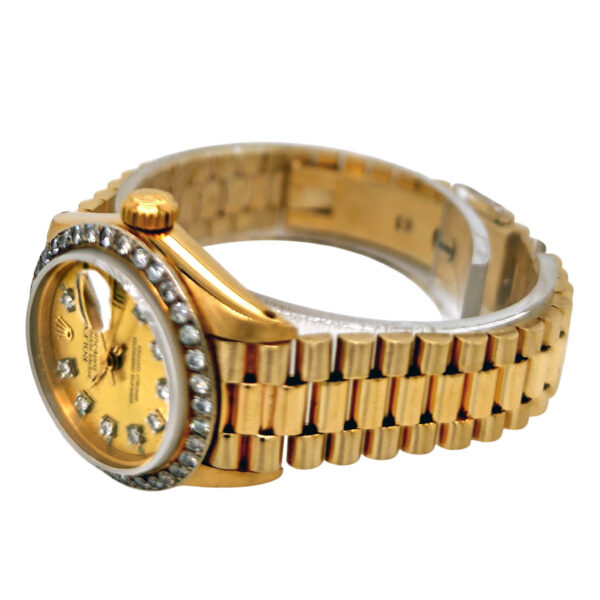 18K Yellow Gold Rolex Lady-Datejust Diamond 6917