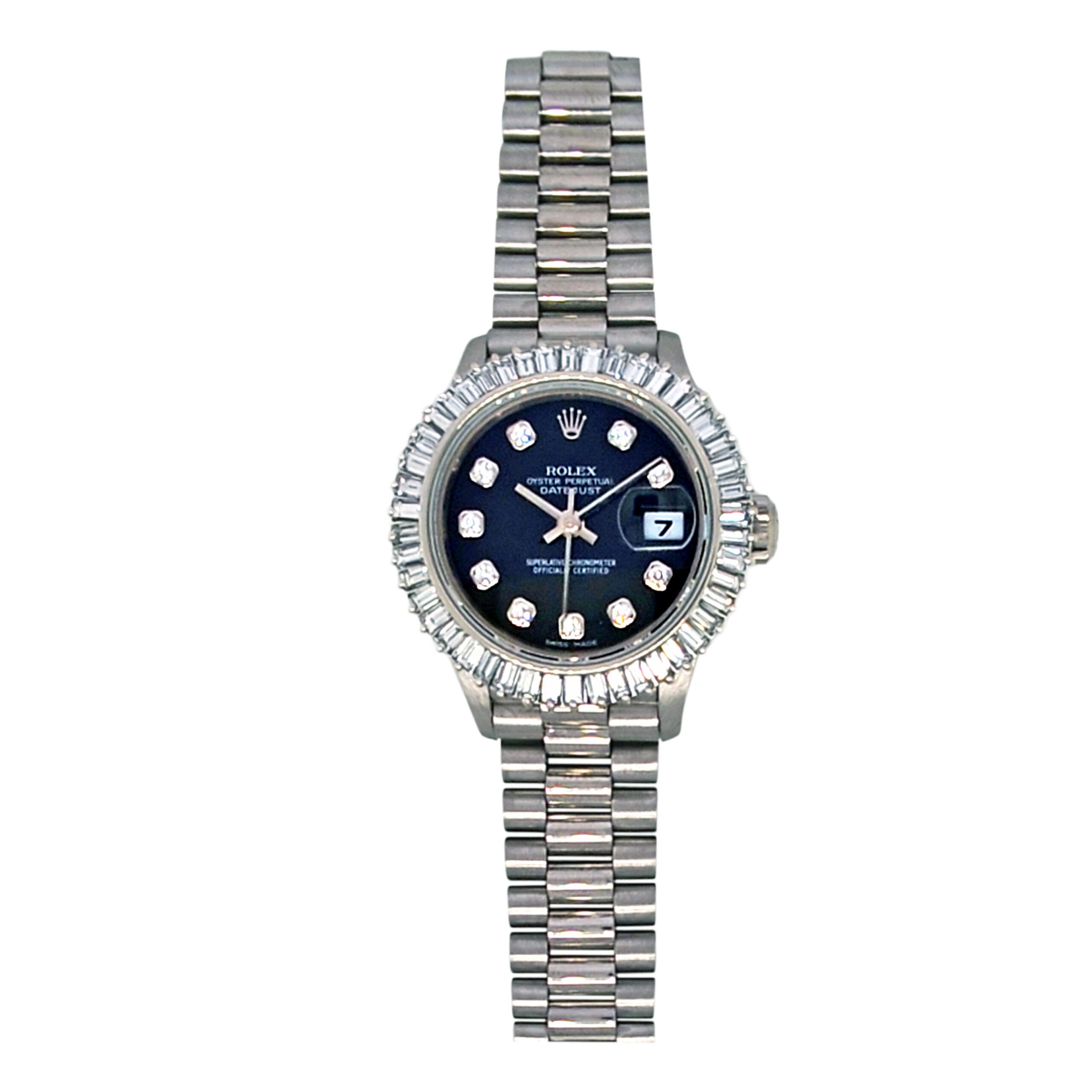 18K White Gold Rolex Lady-Datejust Diamond 79179