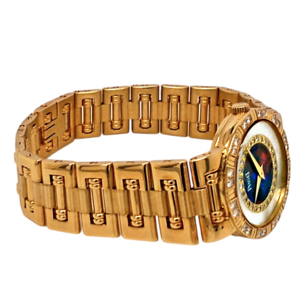 18K Yellow Gold Piaget Dancer Diamond, Mop & Opal