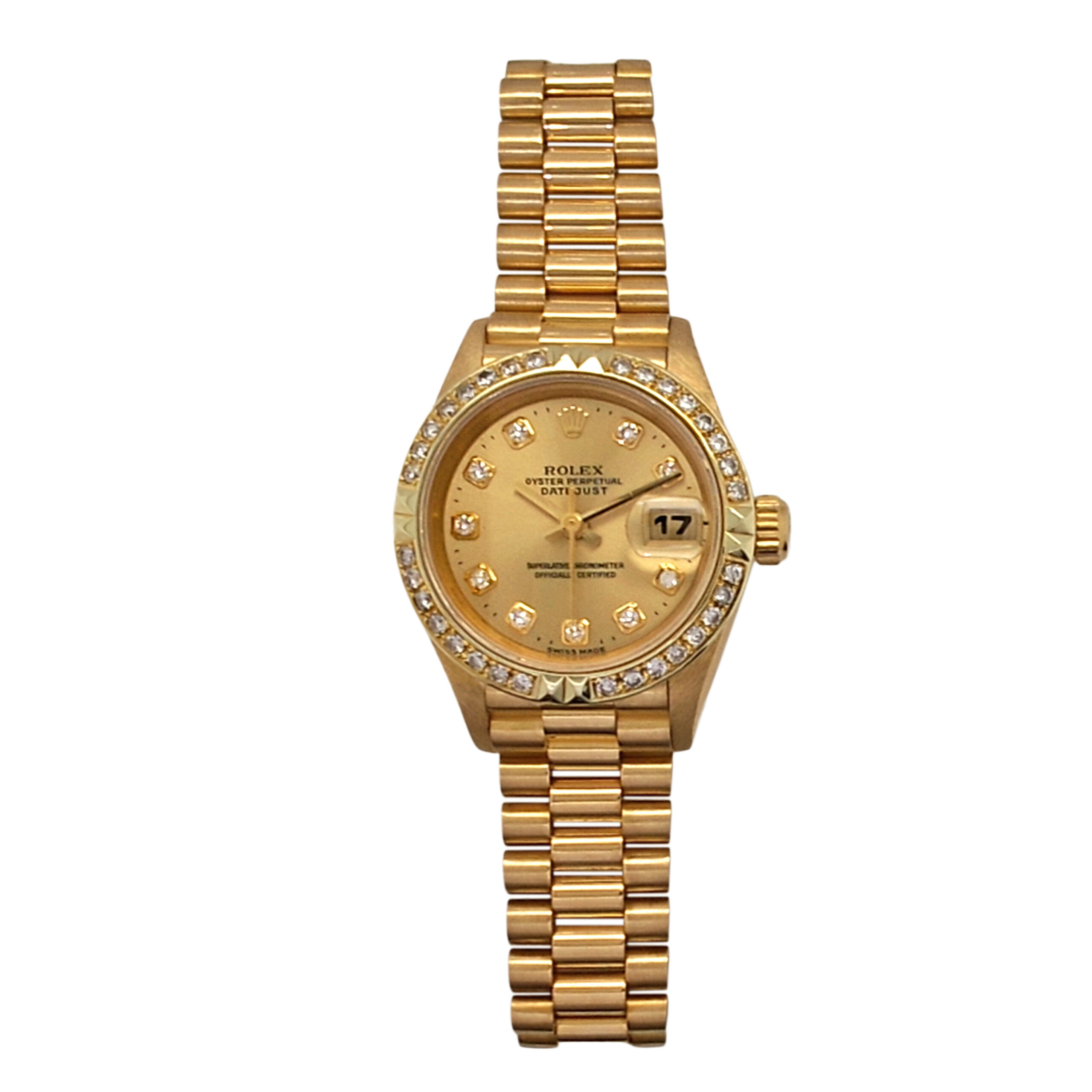 18K Yellow Gold Rolex Lady-Datejust Diamond 69178