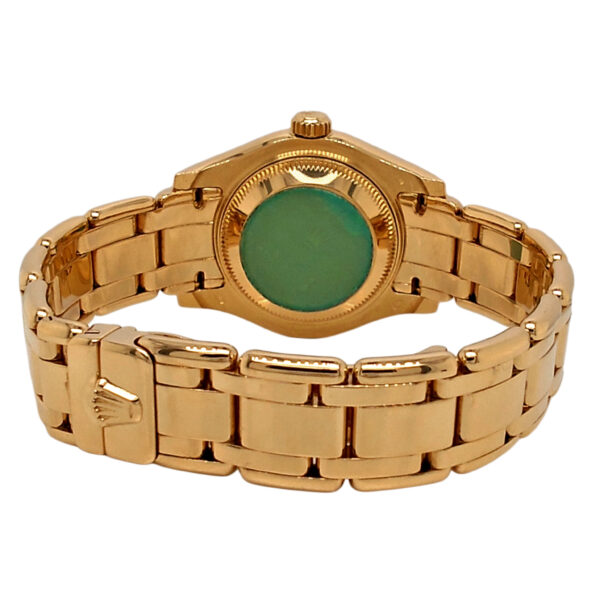 18K Yellow Gold Rolex Lady-Datejust Pearl Master Mop & Diamond 69318