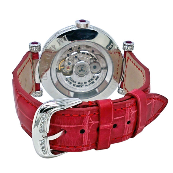 18K White Gold Franck Muller Diamond & Ruby