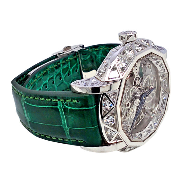 18K White Gold Graff Mastergraff Skeleton Tourbillo