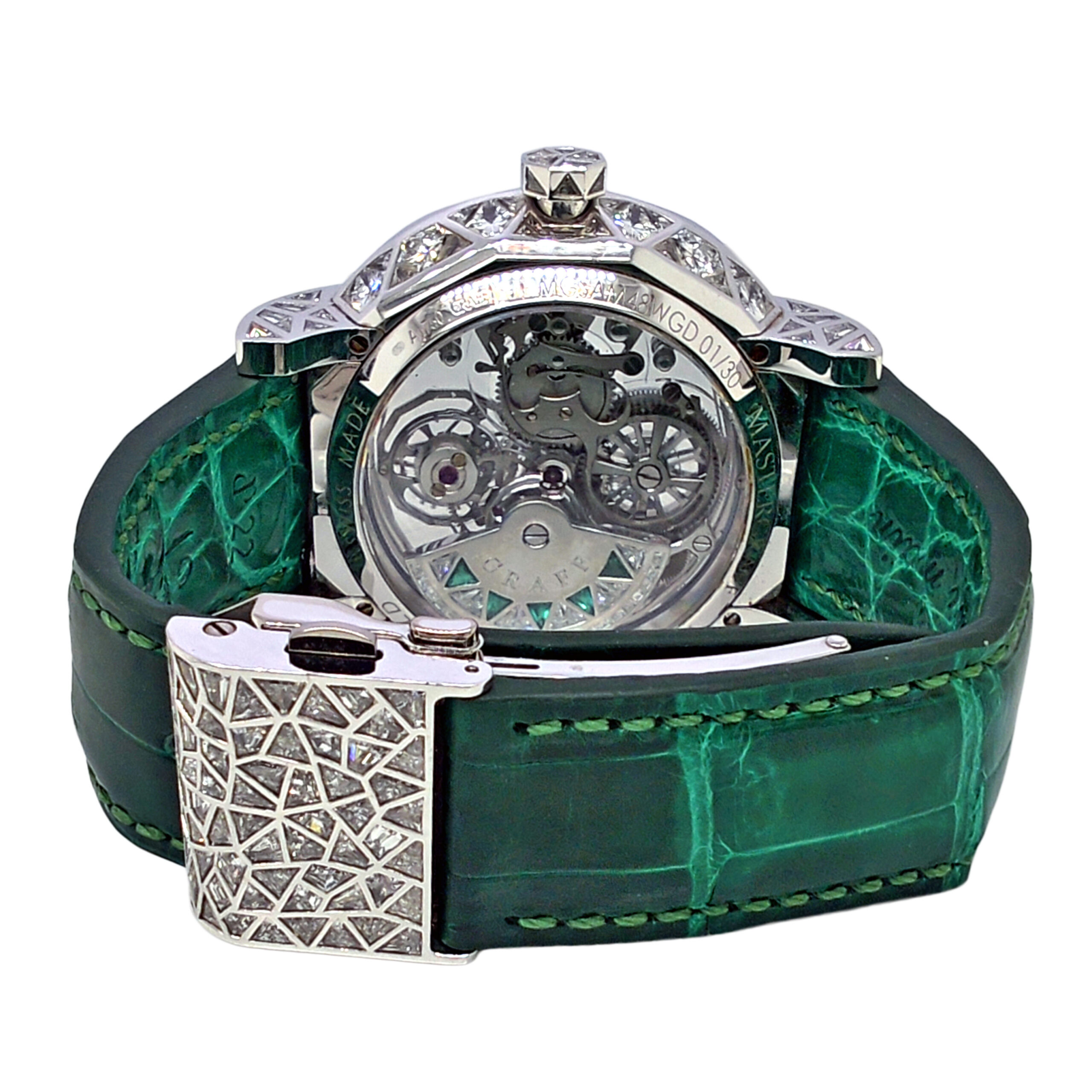 18K White Gold Graff Mastergraff Skeleton Tourbillo