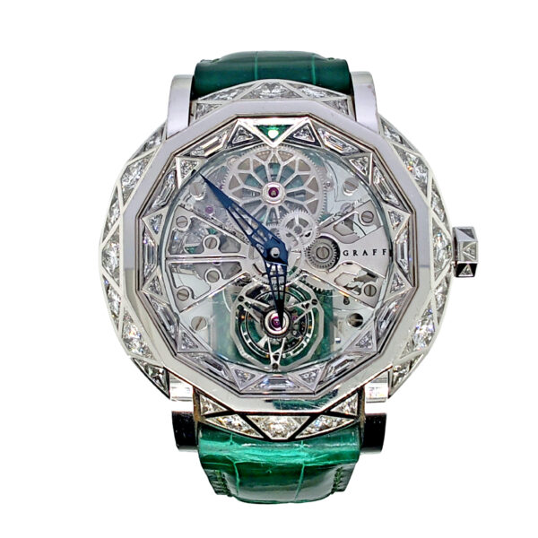 18K White Gold Graff Mastergraff Skeleton Tourbillo