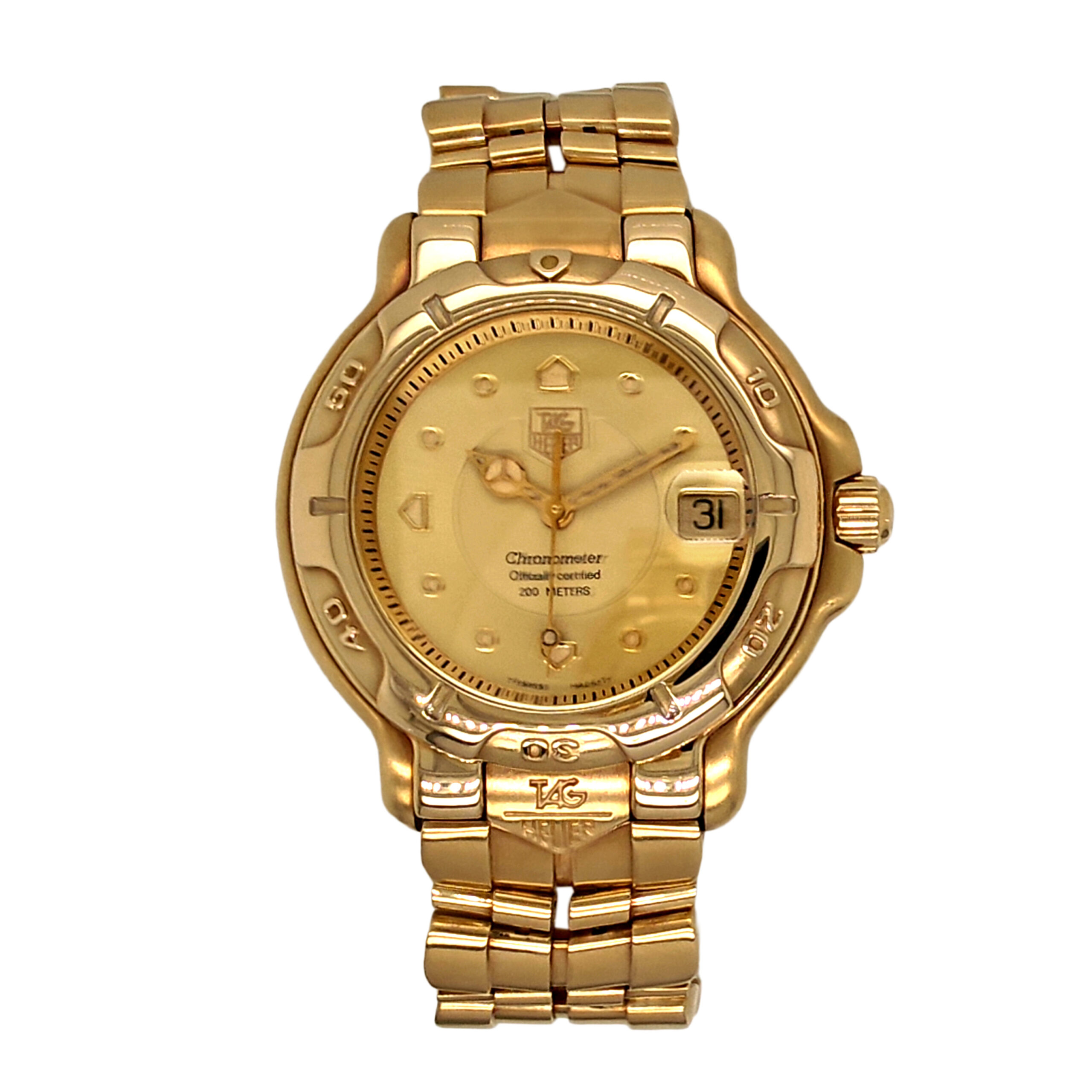 18K Yellow Gold Tag Heuer 6000