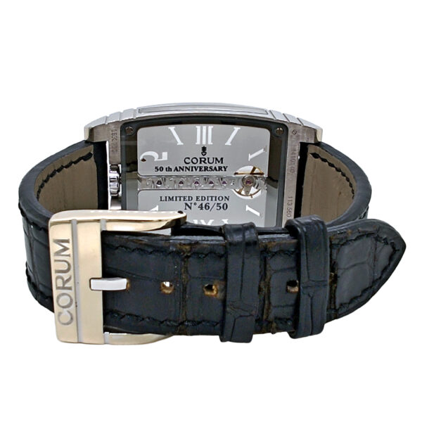 18K White Gold Corum Golden Bridge Diamond