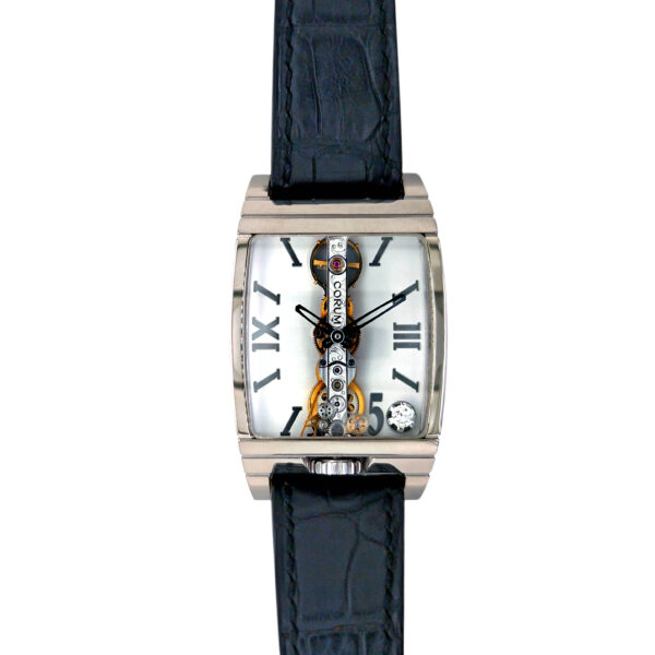 18K White Gold Corum Golden Bridge Diamond