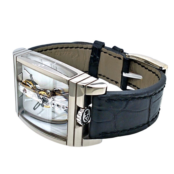 18K White Gold Corum Golden Bridge Diamond