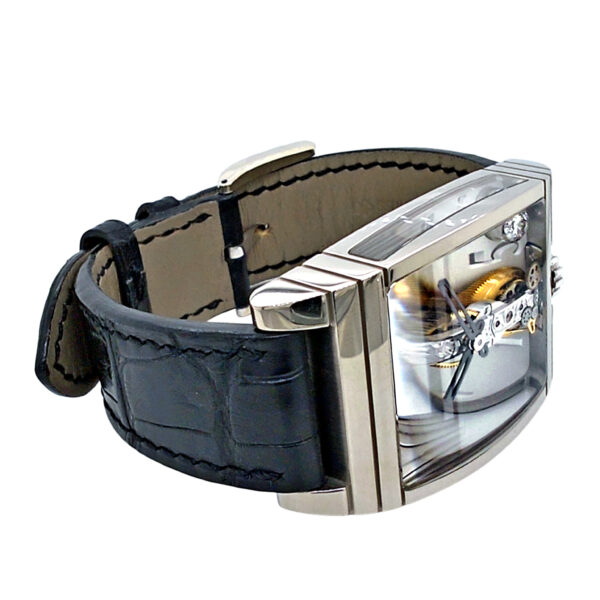 18K White Gold Corum Golden Bridge Diamond