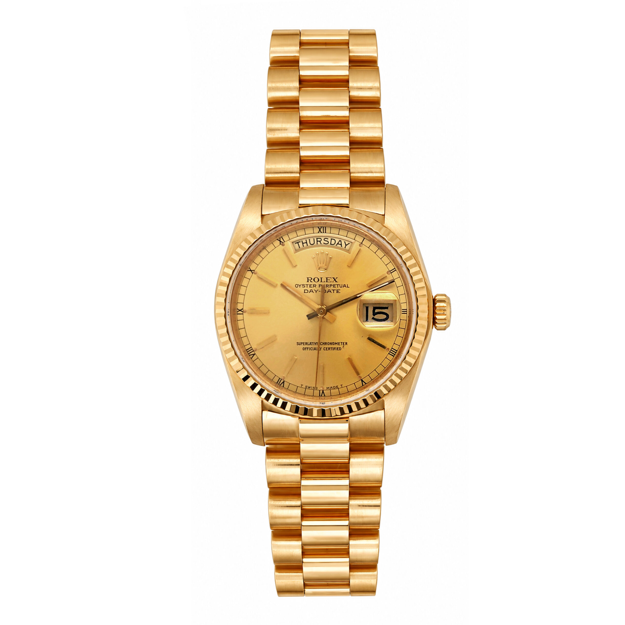 18K Yellow Gold Rolex Day-Date 36 18038