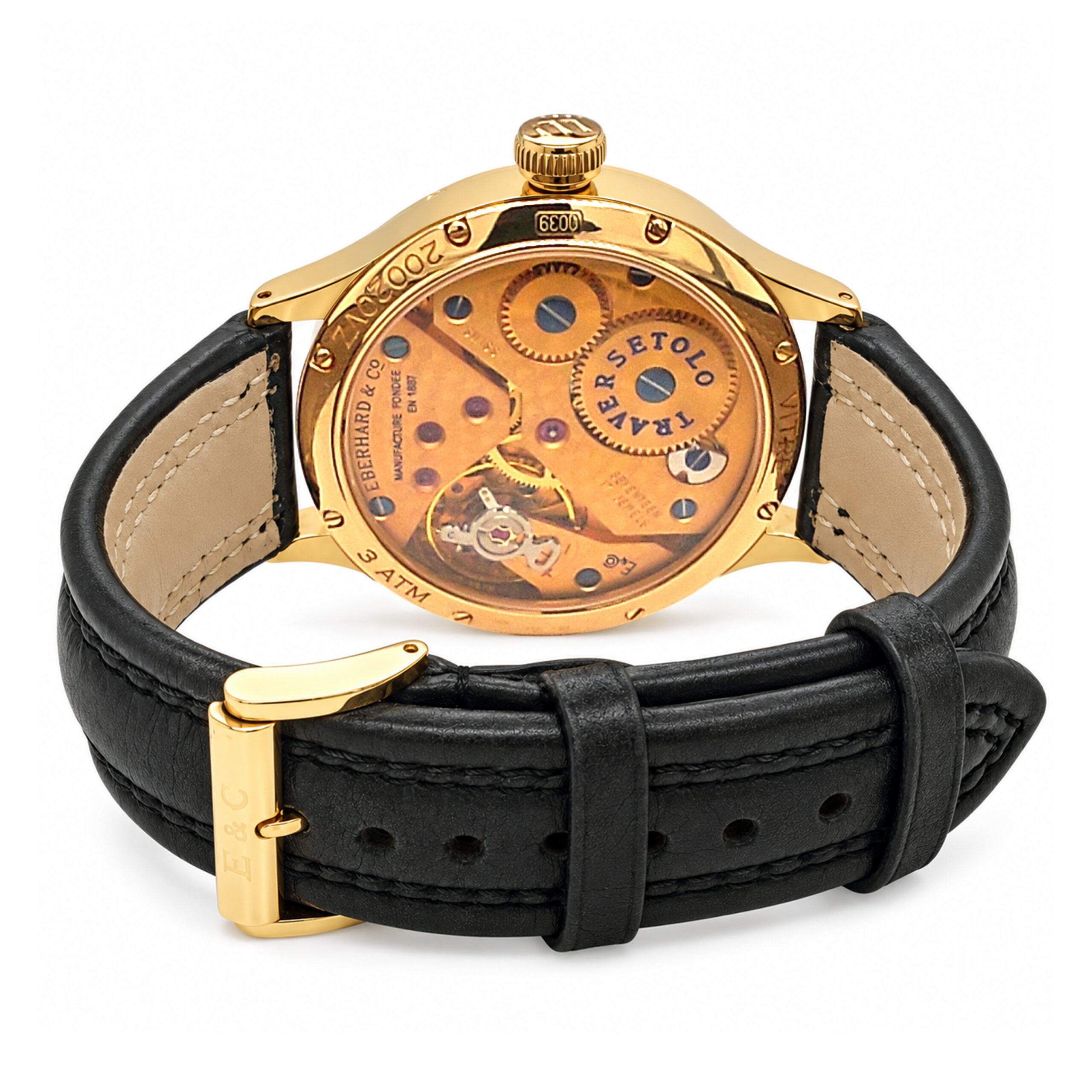 18K Yellow Gold Eberhard & Co Traversetolo