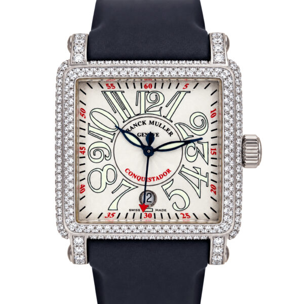 18K White Gold Franck Muller Conquistador Cortez Diamond