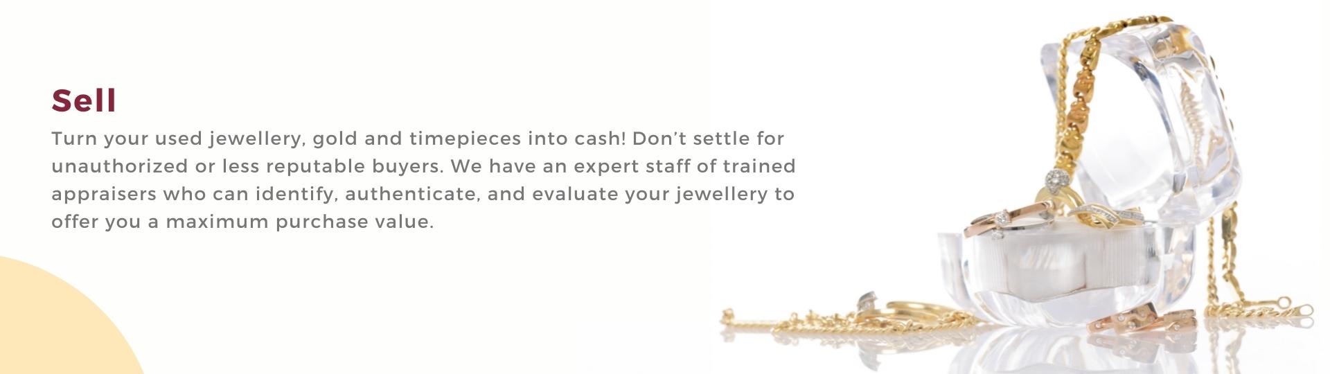 Sell your used jewellery gold